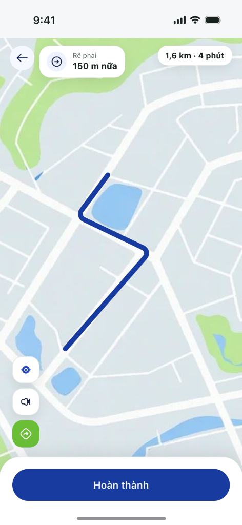 Giao diện App Thành Phát GO Driver